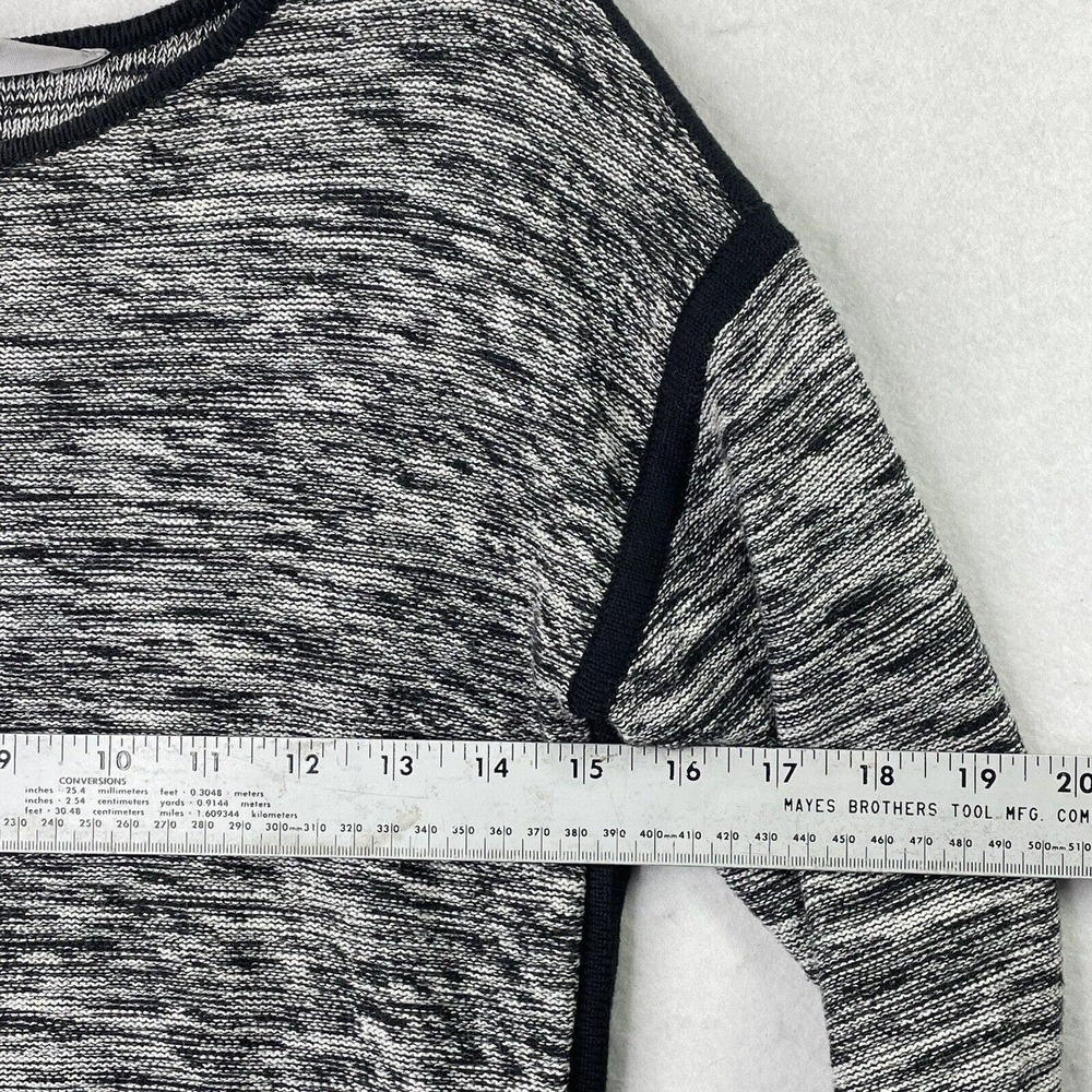 Athleta Womens Size XS‎ Heathered Grey / Black Stretch Long Sleeve Sweater Dress - Picture 8 of 14